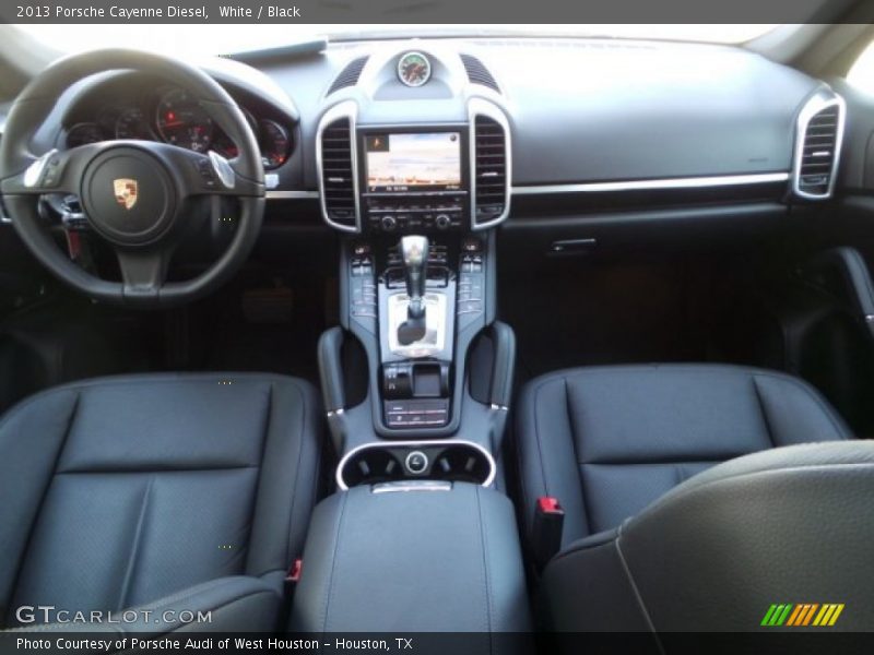 White / Black 2013 Porsche Cayenne Diesel