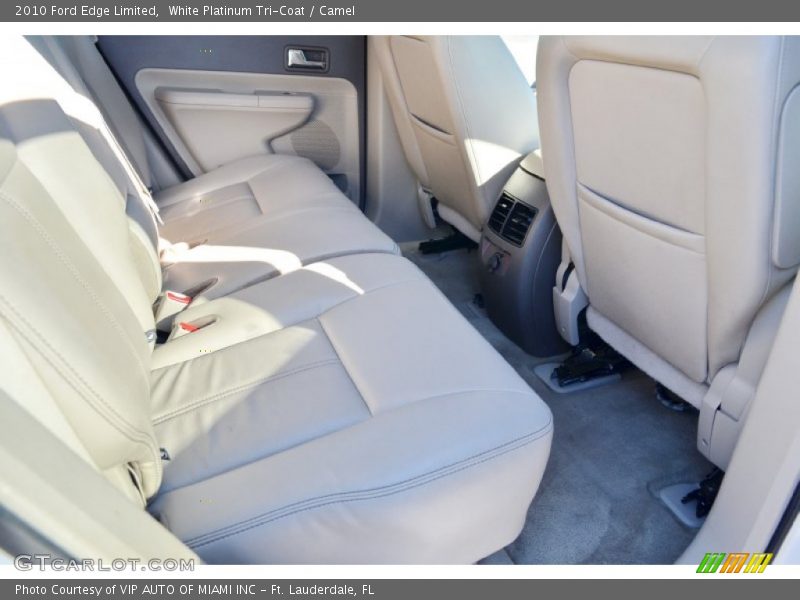 White Platinum Tri-Coat / Camel 2010 Ford Edge Limited