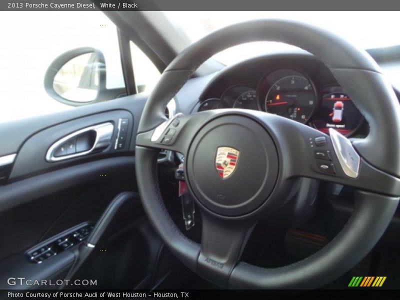 White / Black 2013 Porsche Cayenne Diesel