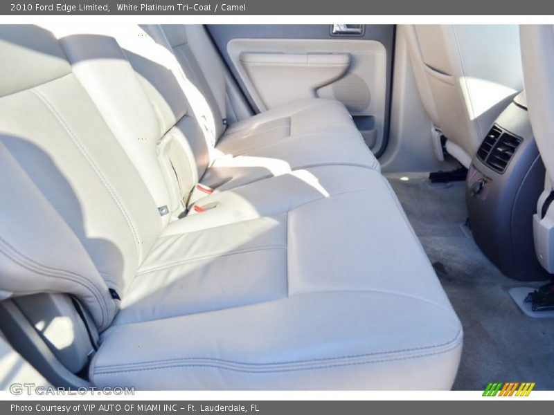 White Platinum Tri-Coat / Camel 2010 Ford Edge Limited