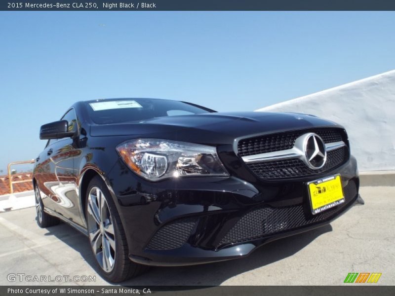 Night Black / Black 2015 Mercedes-Benz CLA 250