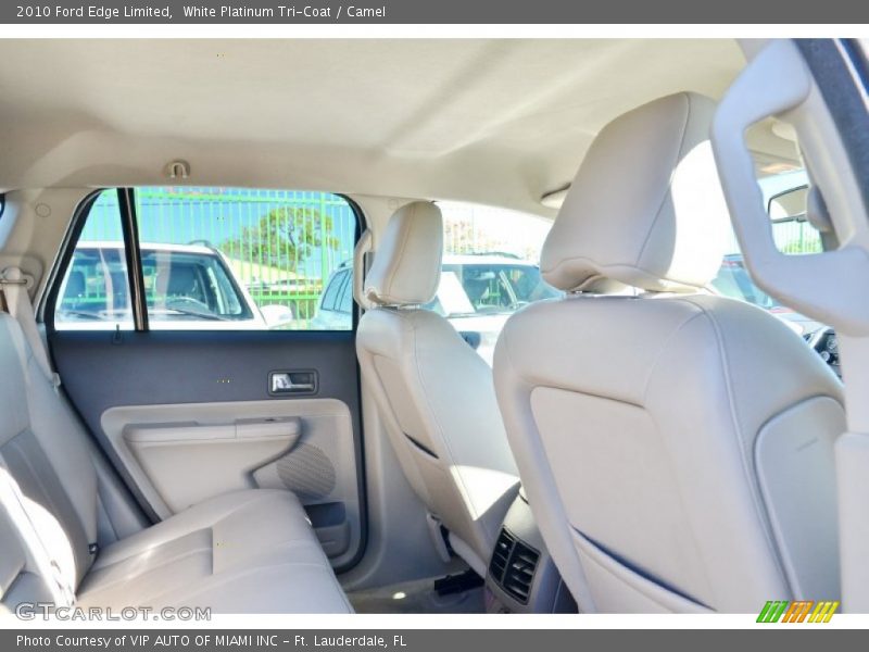 White Platinum Tri-Coat / Camel 2010 Ford Edge Limited