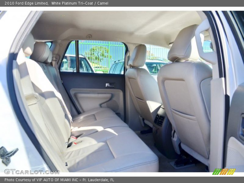 White Platinum Tri-Coat / Camel 2010 Ford Edge Limited