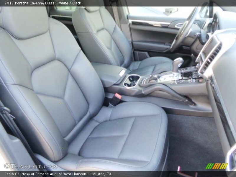 White / Black 2013 Porsche Cayenne Diesel