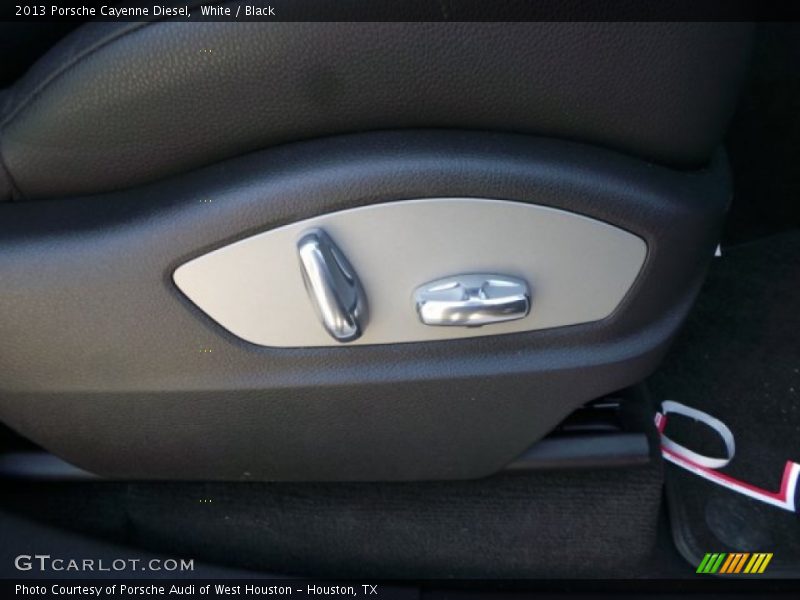 White / Black 2013 Porsche Cayenne Diesel