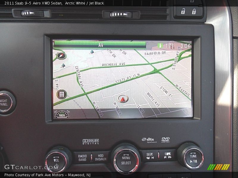 Navigation of 2011 9-5 Aero XWD Sedan