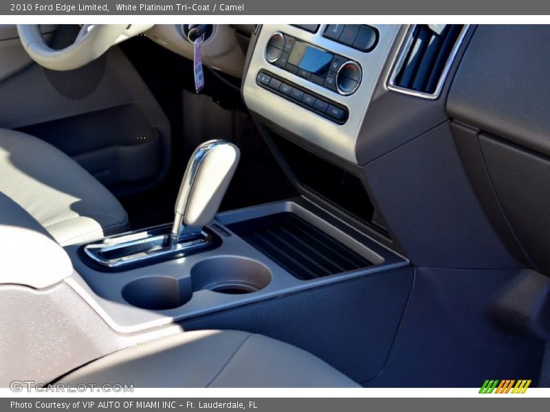 White Platinum Tri-Coat / Camel 2010 Ford Edge Limited