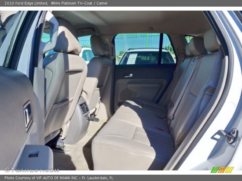 White Platinum Tri-Coat / Camel 2010 Ford Edge Limited