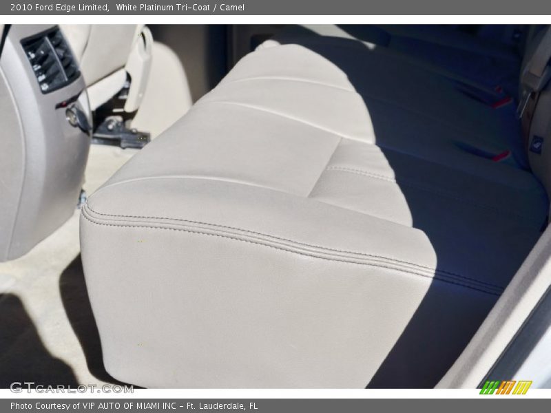 White Platinum Tri-Coat / Camel 2010 Ford Edge Limited