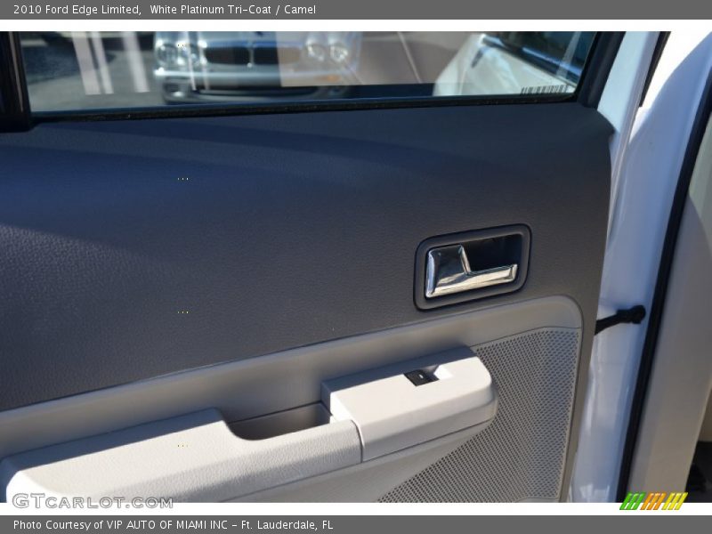 White Platinum Tri-Coat / Camel 2010 Ford Edge Limited