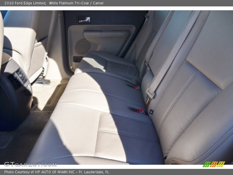 White Platinum Tri-Coat / Camel 2010 Ford Edge Limited