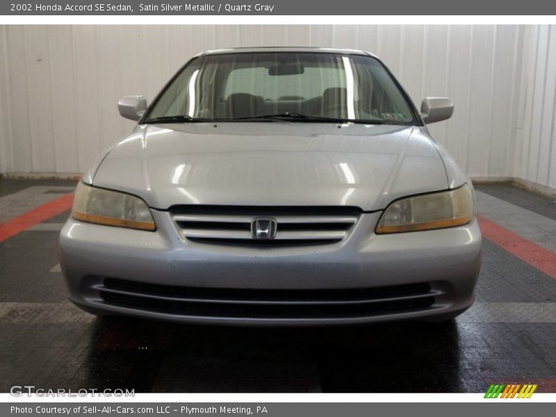 Satin Silver Metallic / Quartz Gray 2002 Honda Accord SE Sedan