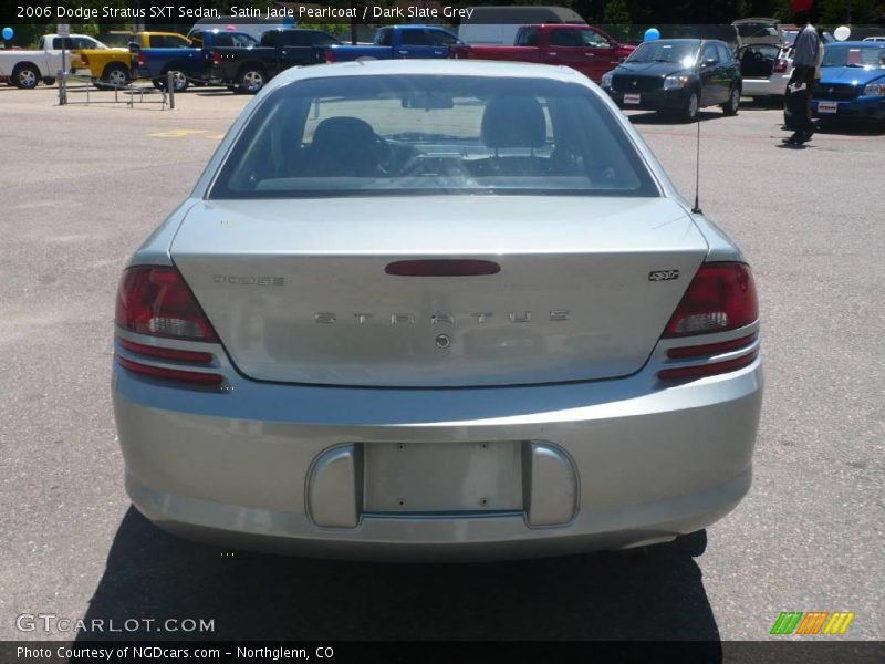 Satin Jade Pearlcoat / Dark Slate Grey 2006 Dodge Stratus SXT Sedan