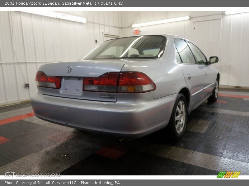 Satin Silver Metallic / Quartz Gray 2002 Honda Accord SE Sedan