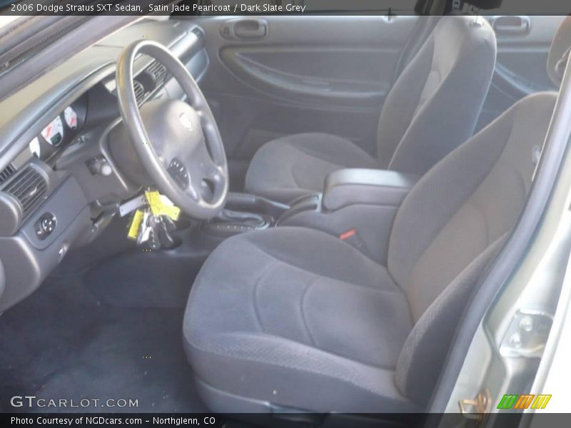 Satin Jade Pearlcoat / Dark Slate Grey 2006 Dodge Stratus SXT Sedan
