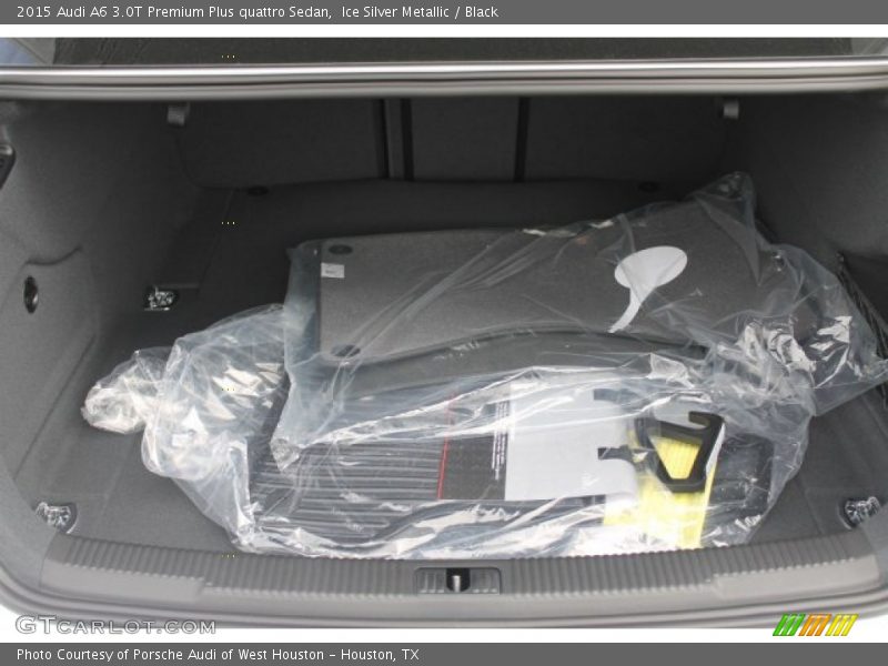 Ice Silver Metallic / Black 2015 Audi A6 3.0T Premium Plus quattro Sedan