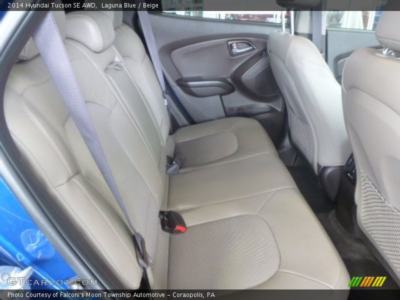 Laguna Blue / Beige 2014 Hyundai Tucson SE AWD