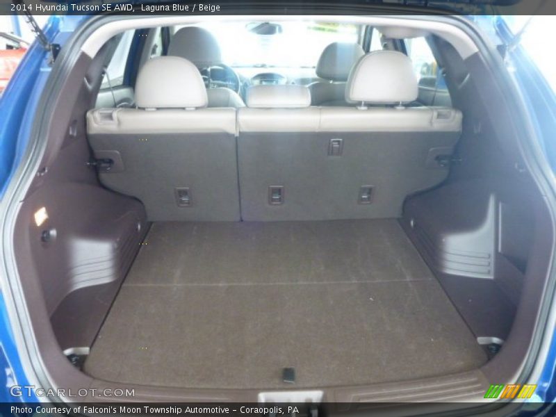 Laguna Blue / Beige 2014 Hyundai Tucson SE AWD