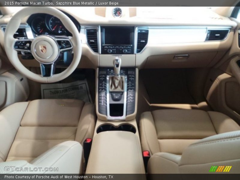 Dashboard of 2015 Macan Turbo