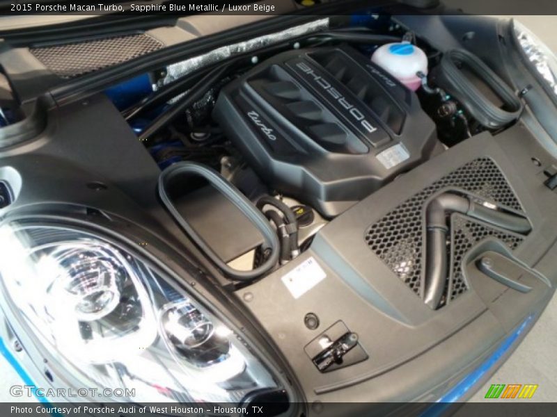  2015 Macan Turbo Engine - 3.6 Liter DFI Twin-Turbocharged DOHC 24-Valve VarioCam Plus V6