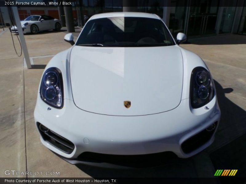 White / Black 2015 Porsche Cayman