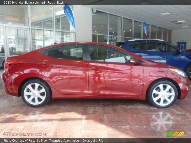 Red / Black 2013 Hyundai Elantra Limited