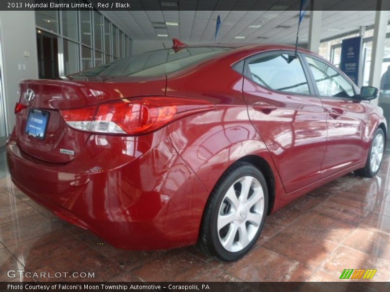 Red / Black 2013 Hyundai Elantra Limited