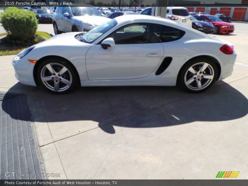 White / Black 2015 Porsche Cayman