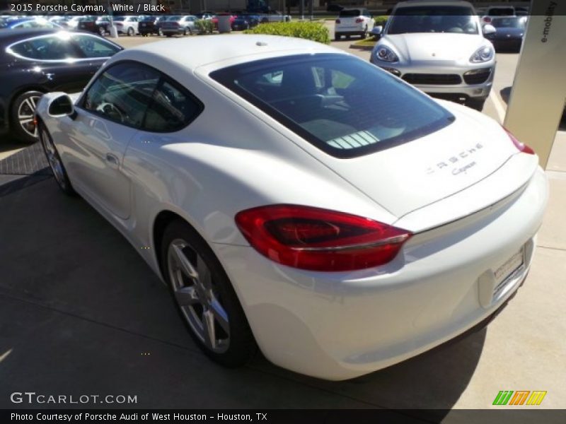 White / Black 2015 Porsche Cayman