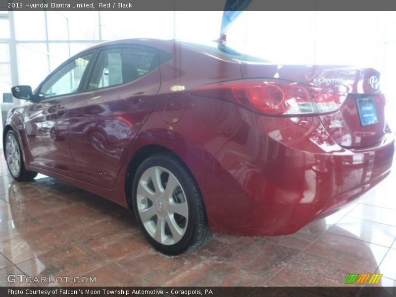 Red / Black 2013 Hyundai Elantra Limited
