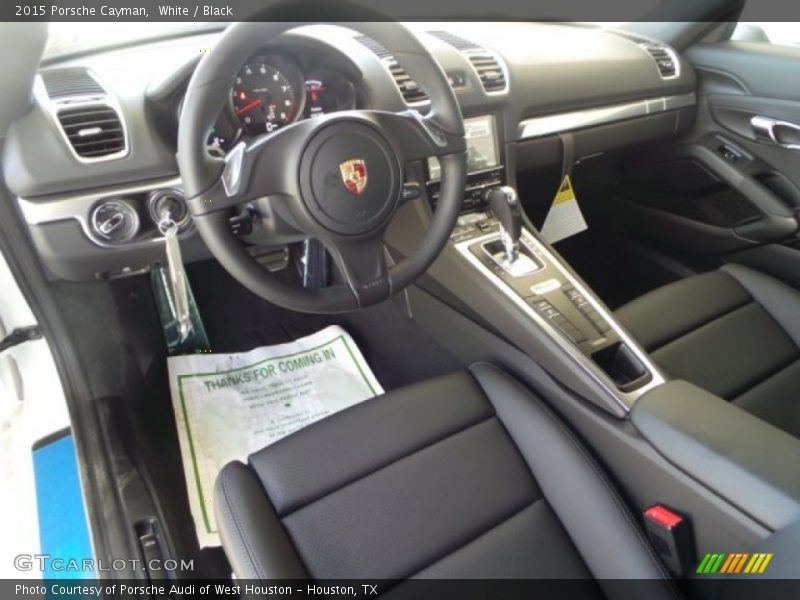 White / Black 2015 Porsche Cayman