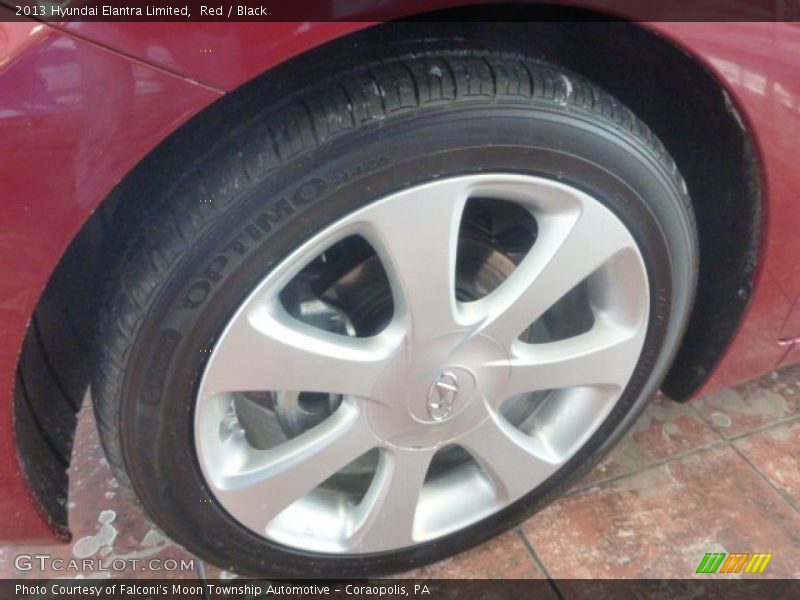 Red / Black 2013 Hyundai Elantra Limited
