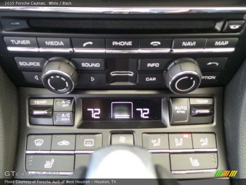 White / Black 2015 Porsche Cayman