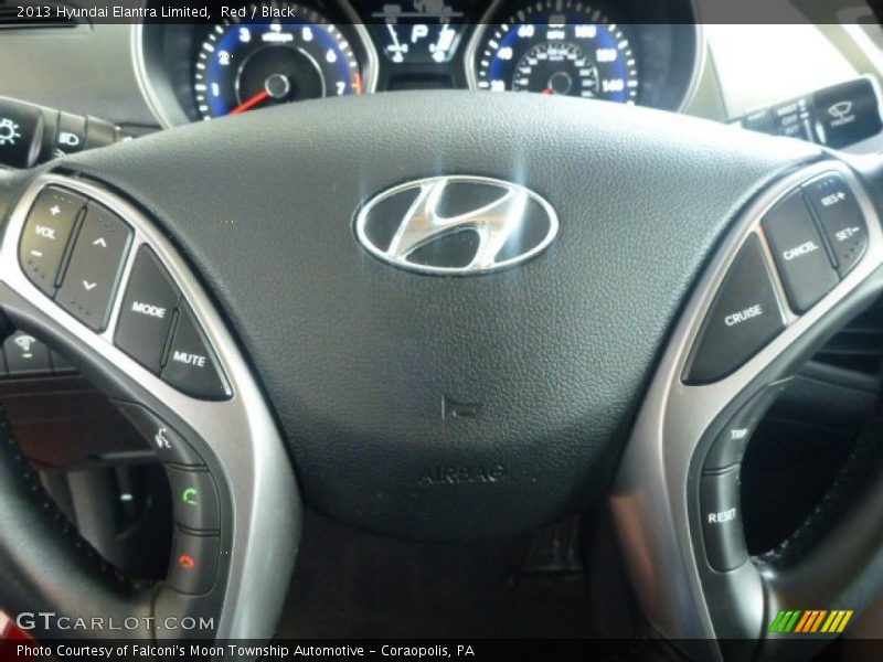 Red / Black 2013 Hyundai Elantra Limited