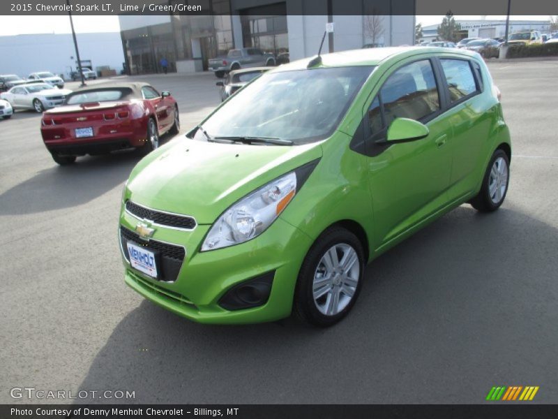 Lime / Green/Green 2015 Chevrolet Spark LT