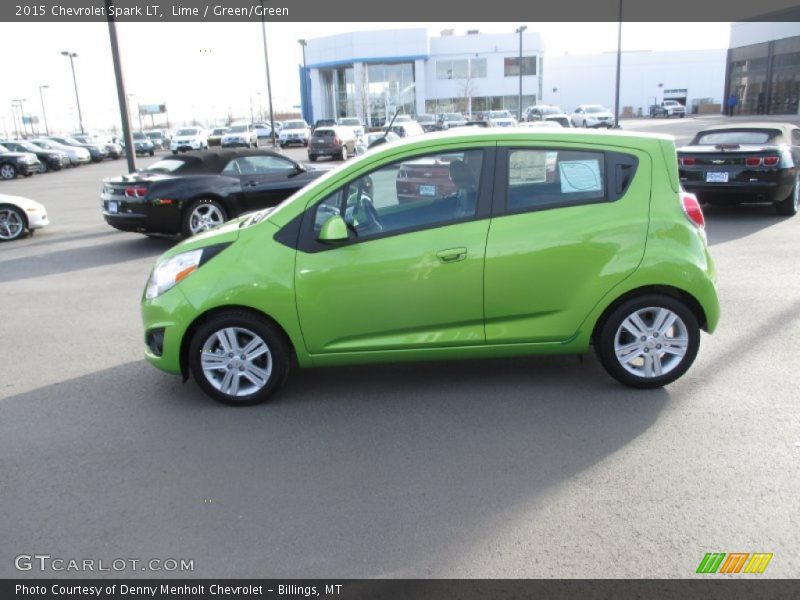 Lime / Green/Green 2015 Chevrolet Spark LT