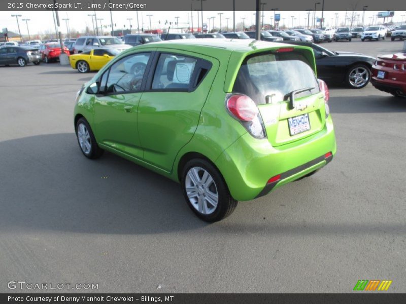 Lime / Green/Green 2015 Chevrolet Spark LT