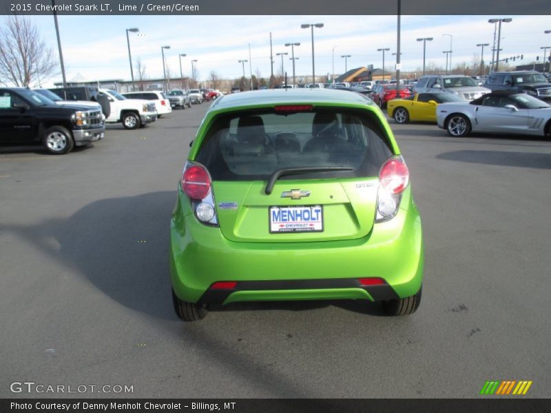 Lime / Green/Green 2015 Chevrolet Spark LT