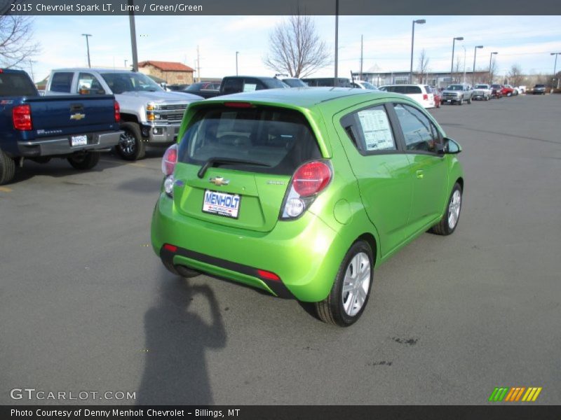 Lime / Green/Green 2015 Chevrolet Spark LT