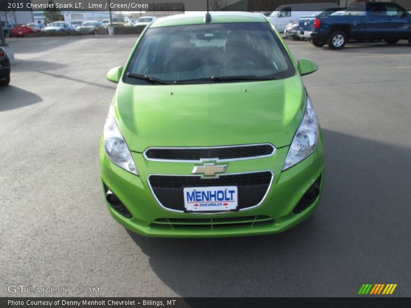 Lime / Green/Green 2015 Chevrolet Spark LT
