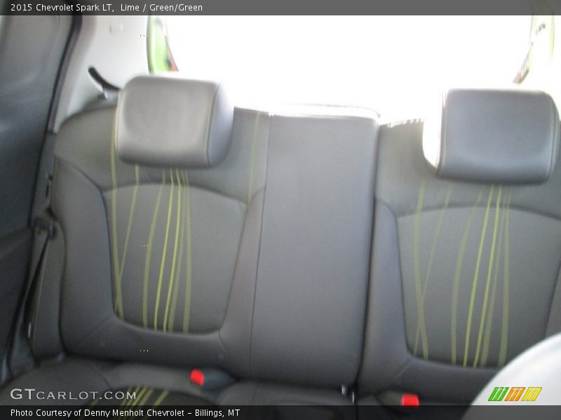 Rear Seat of 2015 Spark LT