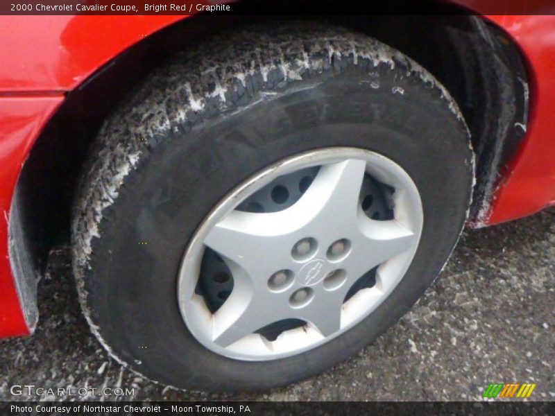 Bright Red / Graphite 2000 Chevrolet Cavalier Coupe