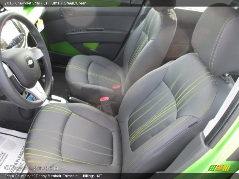 Front Seat of 2015 Spark LT