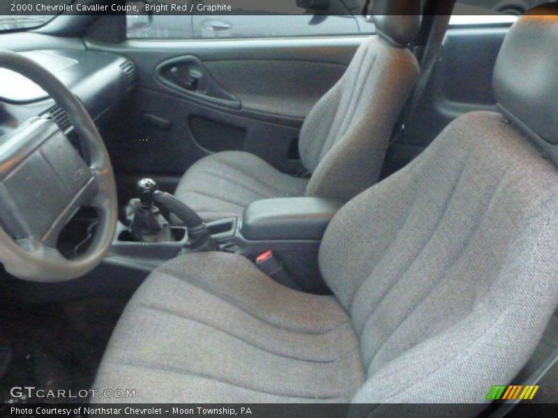 Bright Red / Graphite 2000 Chevrolet Cavalier Coupe