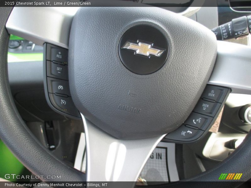 Lime / Green/Green 2015 Chevrolet Spark LT