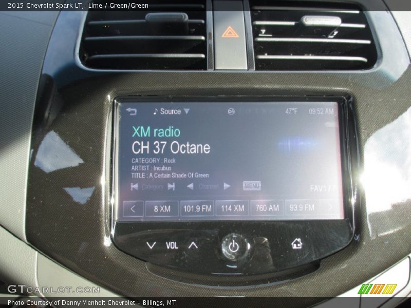 Lime / Green/Green 2015 Chevrolet Spark LT