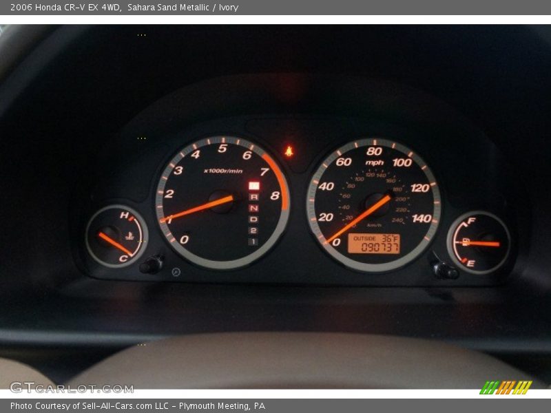 Sahara Sand Metallic / Ivory 2006 Honda CR-V EX 4WD