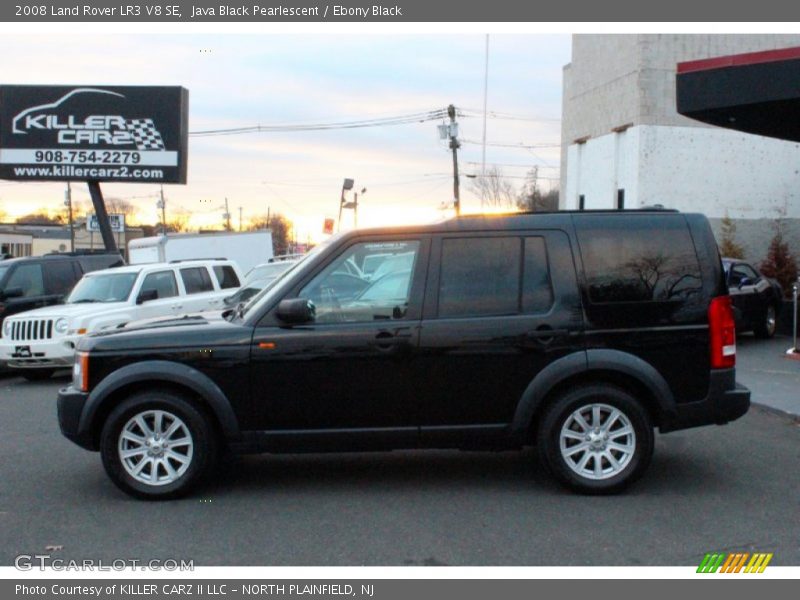 Java Black Pearlescent / Ebony Black 2008 Land Rover LR3 V8 SE