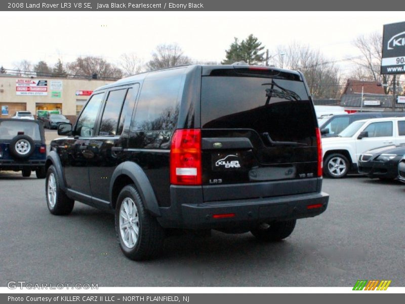 Java Black Pearlescent / Ebony Black 2008 Land Rover LR3 V8 SE