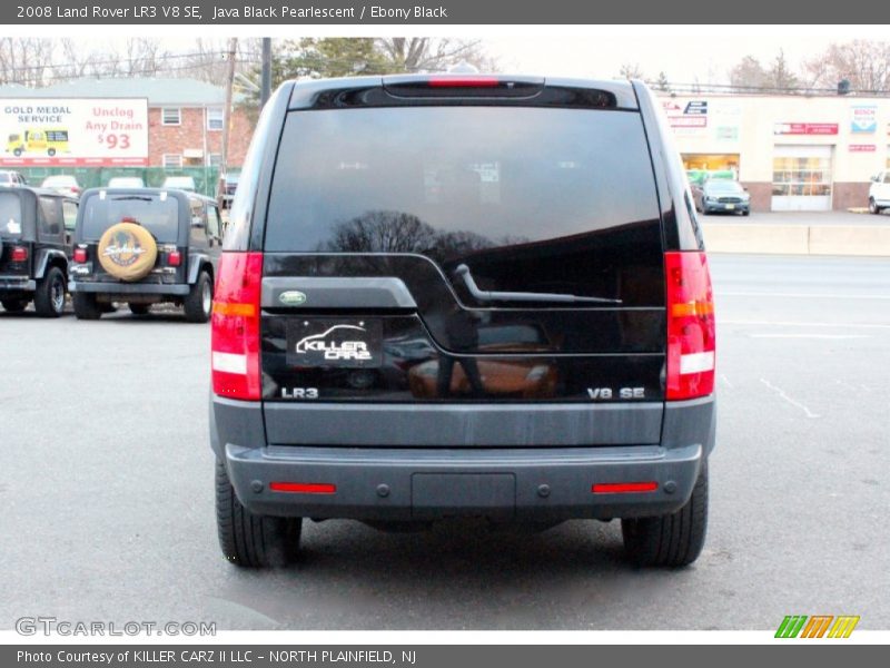 Java Black Pearlescent / Ebony Black 2008 Land Rover LR3 V8 SE